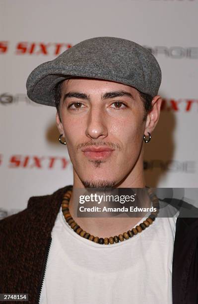 Actor Eric Balfour arrives at the Miss Sixty and Energie official store opening at the Miss Sixty store on Melrose Avenue on November 19, 2003 in...