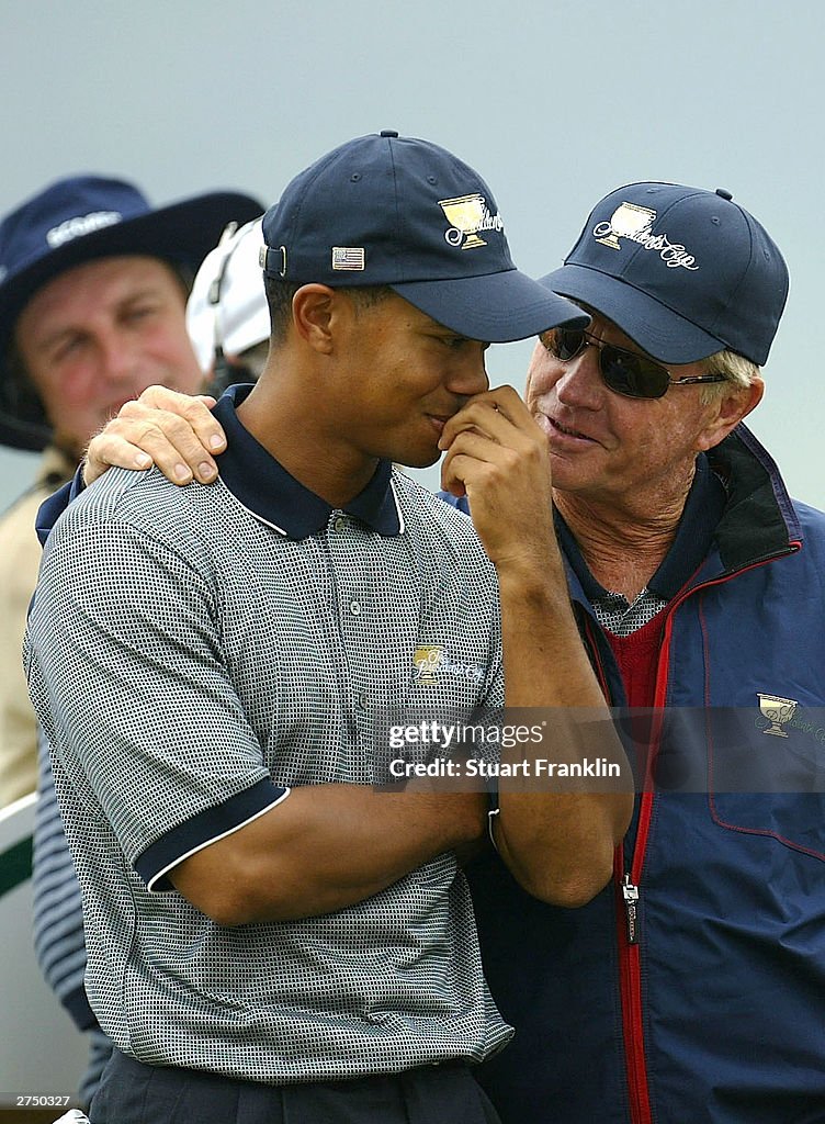 Tiger Woods and Captain Jack Nicklaus