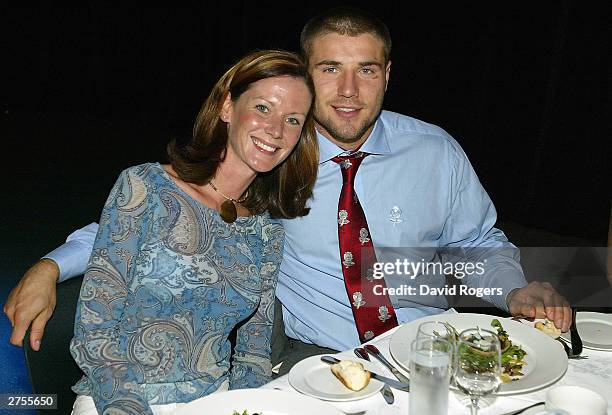 Ben and Abby Cohen during the International Rugby Board Awards at Wharf 8 November 23, 2003 in Sydney, Australia.