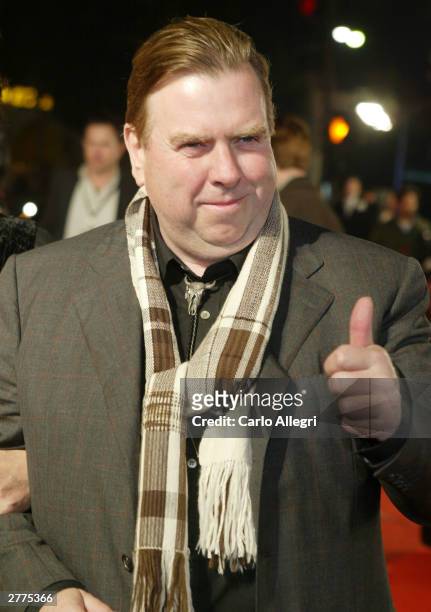 Actor Timothy Spall attends the WB's premiere of "The Last Samurai" held on December 1, 2003 at the Mann's Village Theatre, in Los Angeles,...