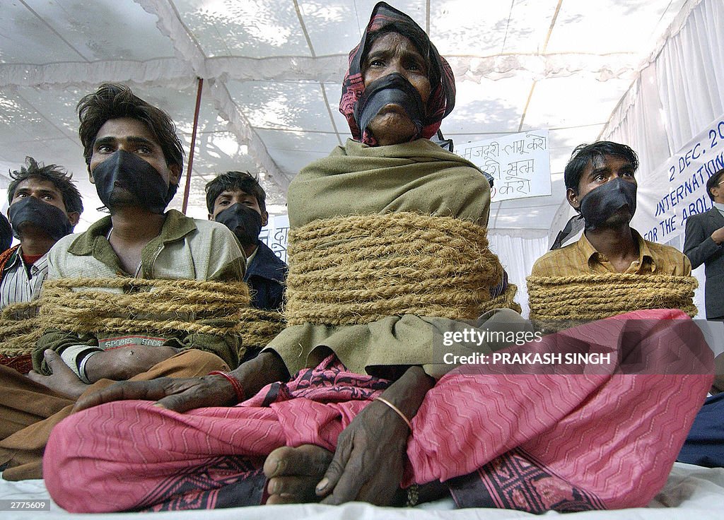 Indian activists of the United Nations T