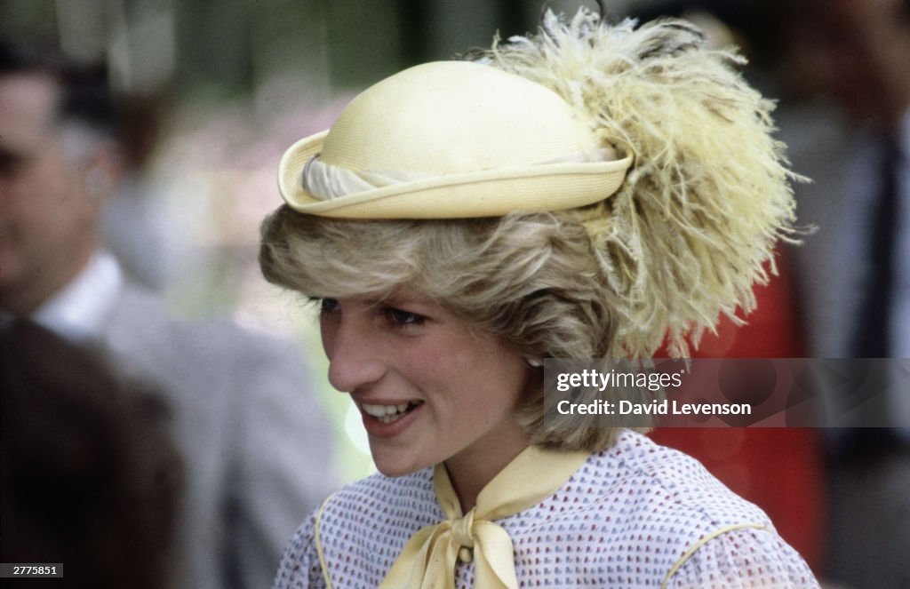 Diana Princess of Wales on a visit to Summerside, Prince Edward Island