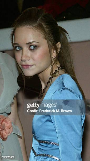Actor Mary-Kate Olsen attends the 12th Annual Women in Entertainment Breakfast at the Beverly Hills Hotel on December 2, 2003 in Beverly Hills,...