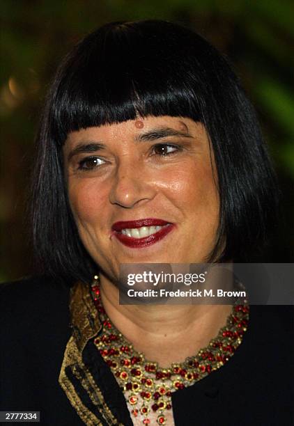 Playwright Eve Ensler attends the 12th Annual Women in Entertainment Breakfast at the Beverly Hills Hotel on December 2, 2003 in Beverly Hills,...