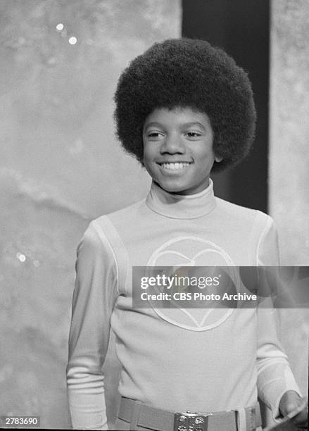 Singer Michael Jackson smiles in a still from 'The Jackson 5 Special,' a musical variety television special, October 23, 1972.