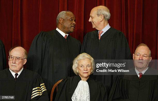 Supreme Court Justices Chief Justice William H. Rehnquist, Associate Justice Sandra Day O'Connor, Associate Justice, Anthony M. Kennedy, Associate...