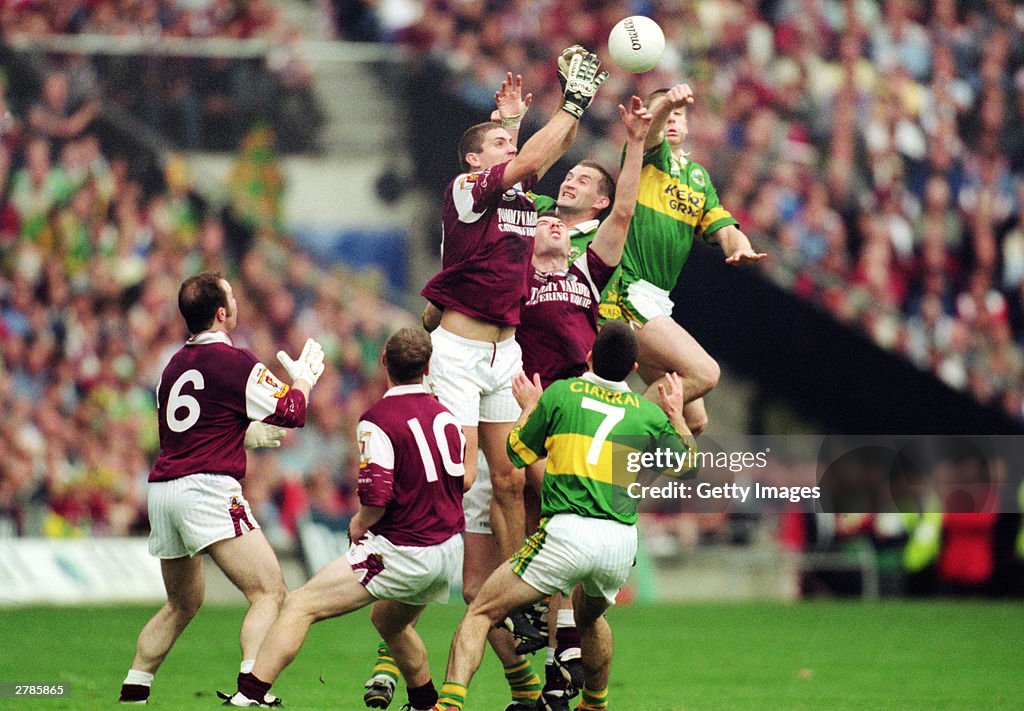 A general view of Fans at the All-Ireland GAA Final between Galway and Kerry