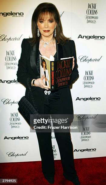 Author Jackie Collins arrives at Chopard Jewellers who along with Angeleno Magazine hosted a party to celebrate the West Coast Launch of Jackie...