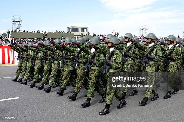 Jsdf Mp 37 The Annual Inspection Parade Of Japans Self Defence Forces Stock ...