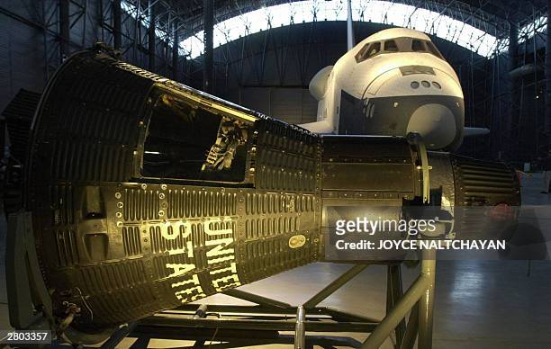 The Space Shuttle Enterprise and Mercury Capsule 15B "Freedom 7" is among many spacecraft that is on display at the National Air and Space Musuem,...