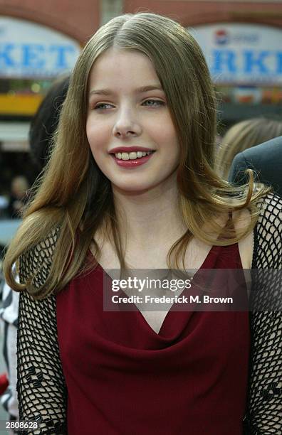 Actress Rachel Hurd-Wood attends the film premiere of "Peter Pan" at Grauman's Chinese Theater December 13, 2003 in Hollywood, California. "Peter...