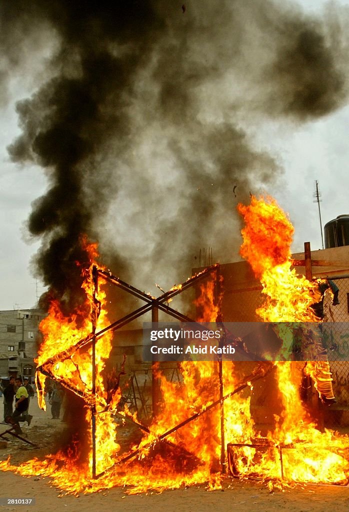 Palestinians Hold Rally To Mark 16th Anniversary Of Hamas