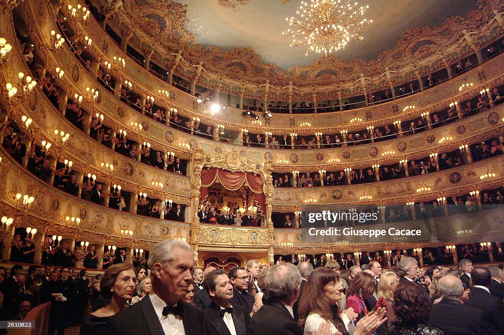 Famous Theater La Fenice Reopens In Venice