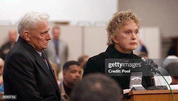 Helen Dexter mother of Green River Killer victim Constance Naon, speaks at the sentencing of Gary Ridgway in King County Washington Superior Court...