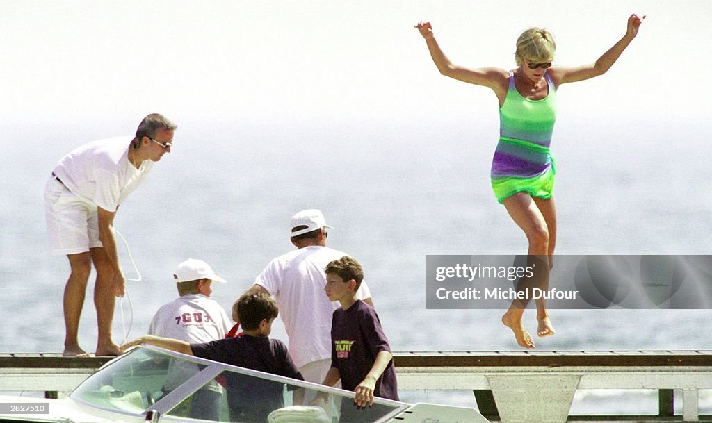 FILE PHOTO Dodi Al Fayed And Diana, Princess Of Wales