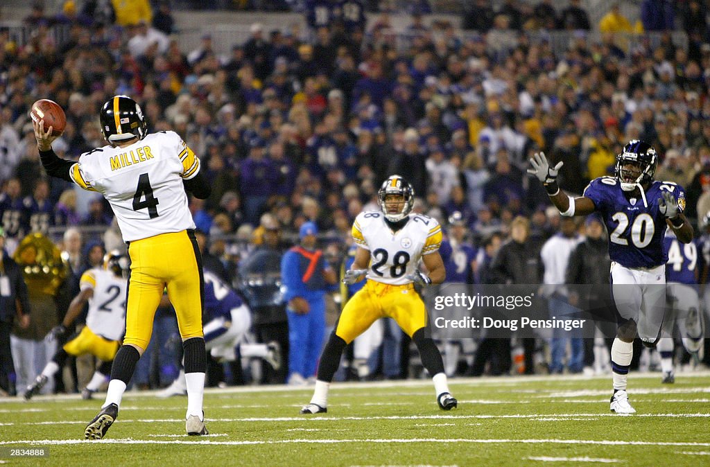 Steelers v Ravens