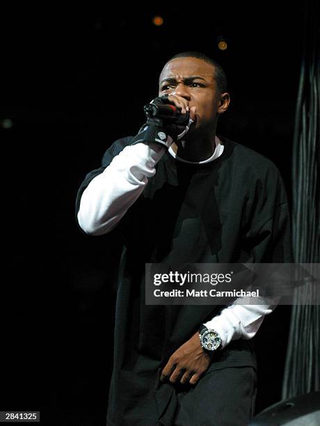 December 19: Rapper Bow Wow performs at the WGCI Big Jam December 19, 2003 at the United Center in Chicago, Il.