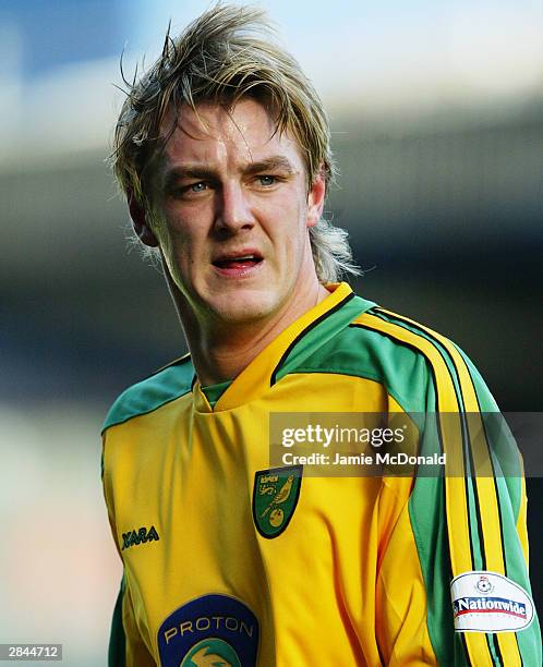 Matthias Svensson of Norwich City in action during the Nationwide League Division One match between Ipswich Town and Norwich City held on December...