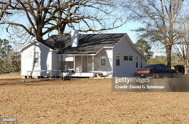 The home of Jason Allen Alexander is shown January 7, 2004 in Kentwood, Louisiana. Alexander married childhood friend singer Britney Spears January...