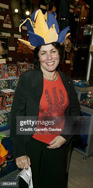 Ruby Wax arrives at the European Premiere of "Cirque Du Soleil: Dralion" at The Royal Albert Hall on January 8, 2004 in London. The avant-garde...