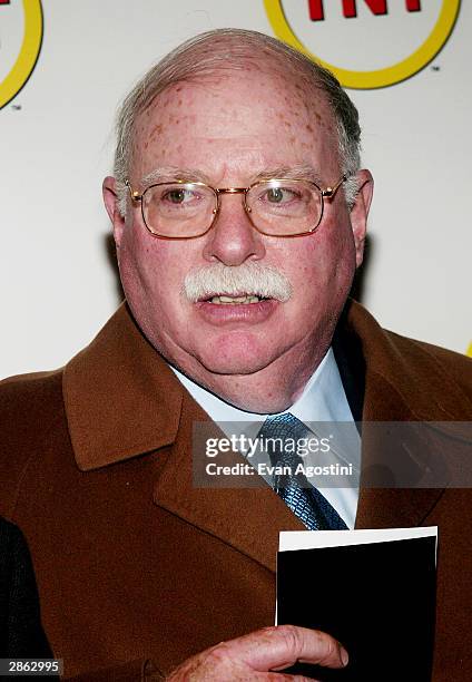 Philanthropist Michael Steinhardt attends a special screening of TNT's "The Goodbye Girl" at Cinema 1, January 12, 2004 in New York City.