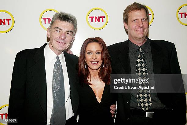 Director Richard Benjamin, actress Patricia Heaton and actor Jeff Daniels attend a special screening of TNT's "The Goodbye Girl" at Cinema 1, January...