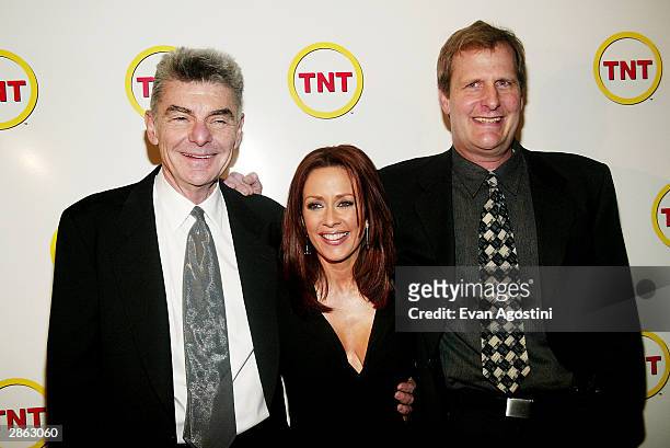 Director Richard Benjamin, actress Patricia Heaton and actor Jeff Daniels attend a special screening of TNT's "The Goodbye Girl" at Cinema 1, January...