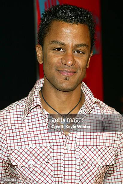 Hollywood, CA Actor Yanic Truesdale arrives to The WB Networks 2004 All-Star Winter Party on January 13, 2004 at the Hollywood and Highland Mall, in...