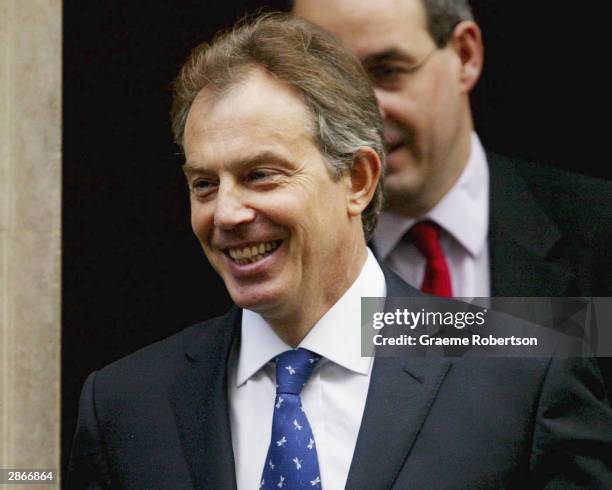 Tony Blair Leaves Downing Street To Address The Commons Photos and