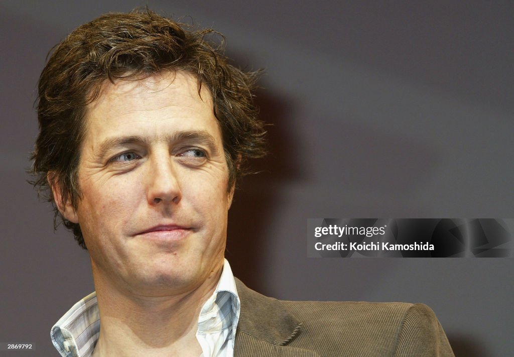 Hugh Grant Promotes Love Actually In Tokyo