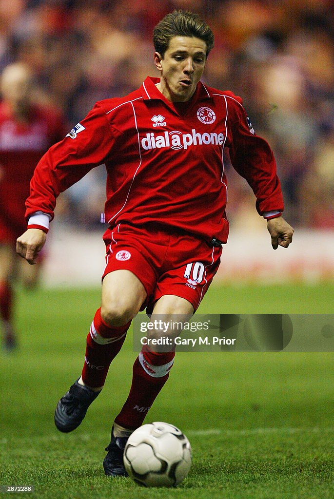 FA Barclaycard Premiership Match: Middlesbrough v Fulham