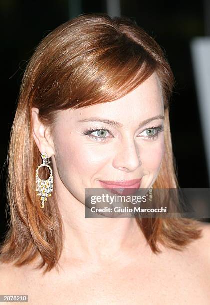 Melinda Clarke attends The Fifth Annual Hollywood Makeup Artist & Hairstylist Guild Awards on January 17, 2003 in Beverly Hills, California.