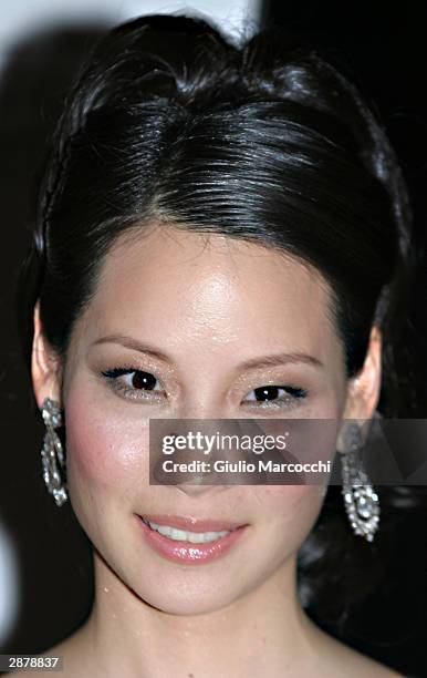 Actress Lucy Liu attends The Fifth Annual Hollywood Makeup Artist & Hairstylist Guild Awards on January 17, 2003 in Beverly Hills, California.