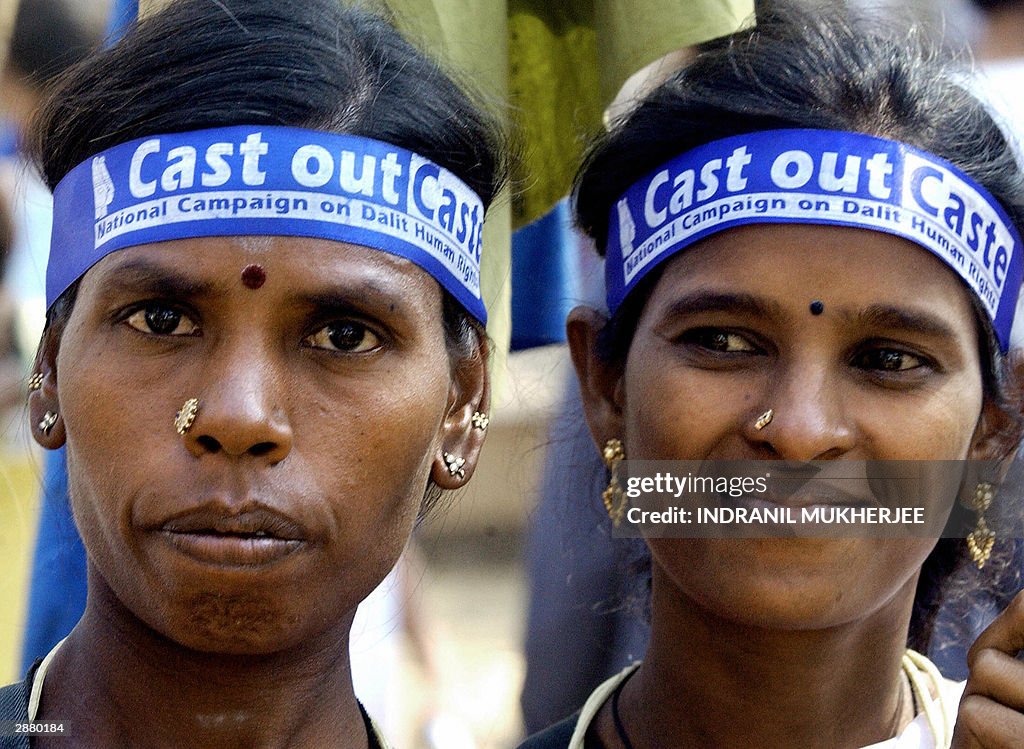 Two Indian female Dalits, members of Hin