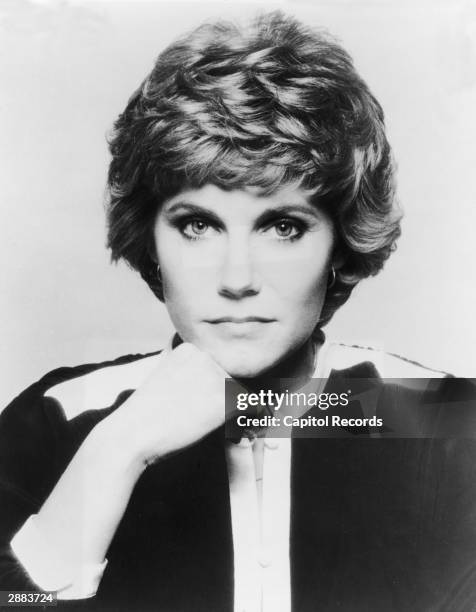 Headshot portrait of Canadian-born singer Anne Murray, circa 1980s.