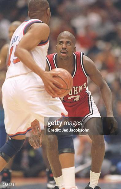 General view of a game between the Syracuse Orangemen and St. John''s Red Storm. Syracuse won the game, 92-82. Mandatory Credit: Jed Jacobsohn...