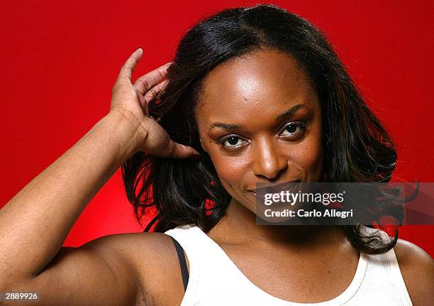 Actress N'Bushe Wright of the film "MVP" poses for portraits during the 2004 Sundance Film Festival on January 21, 2004 in Park City, Utah.