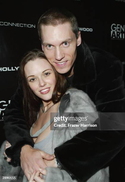 Pro Baseball player Kris Benson and Anna Benson attend the Gen Art/French Connection UK party during the 2004 Sundance Film Festival January 21, 2004...