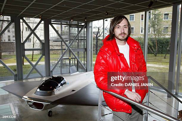 Marc Newson, one of the world's most accomplished and influential self-taught architect and designer, shows 23 January 2004 at the "Fondation Cartier...