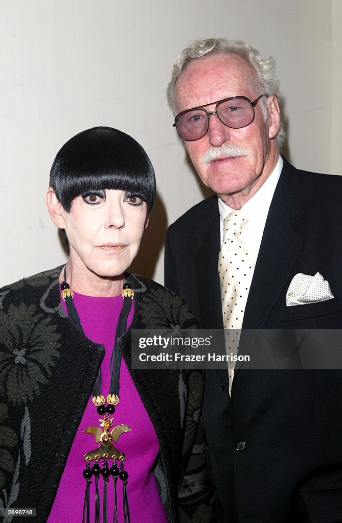 Former model Peggy Moffitt and Photographer William Claxton attend