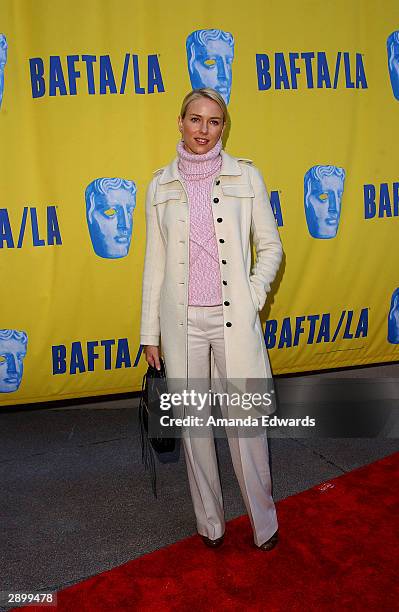 Actress Naomi Watts arrives at the 10th Annual BAFTA / LA Tea Party at The St. Regis Hotel on January 24, 2004 in Los Angeles, California.