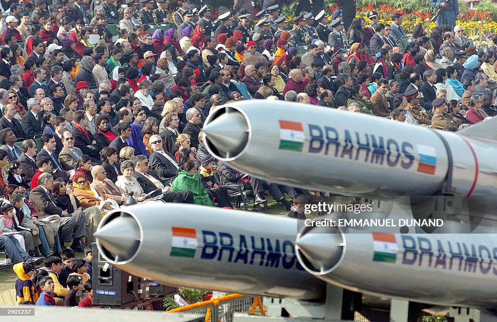 Brahmos cruise missiles, built by India 