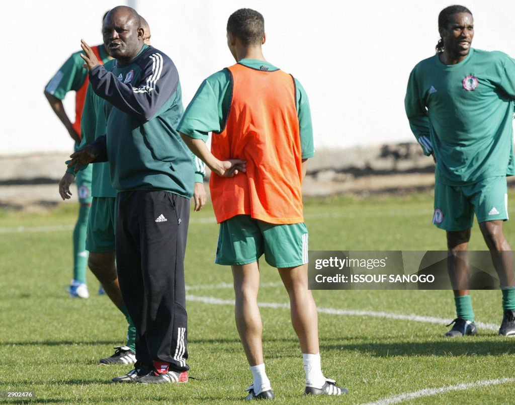 Nigeria national soccer team coach Chris