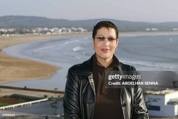 Asma Chaabi, the first-ever Moroccan woman elected mayor, in position since September 2003 in the City Hall of Essaouira, coastal town on the...