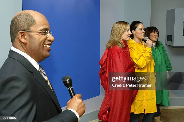 Do The Weather With Al" experience wax figure launches at Madame Tussauds New York January 29, 2004 in New York City.