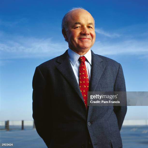 Ken Lay, Former Enron CEO, photographed on December 20, 2000 in Houston, Texas.
