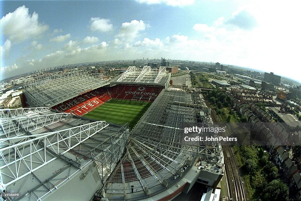 Aerial View of Old Trafford