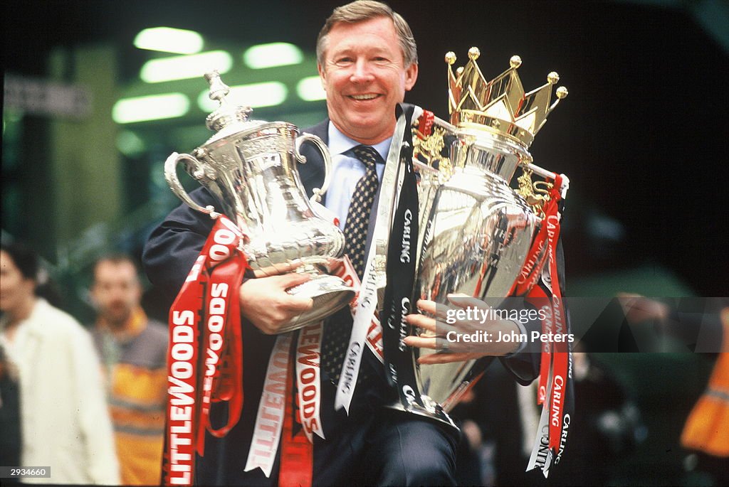 Sir Alex Ferguson 1996 Double