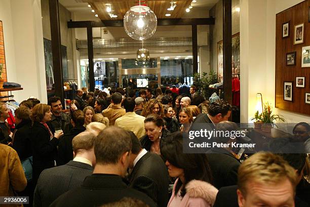 Original Penguin store celebrates it's grand opening February 05, 2004 in New York City.