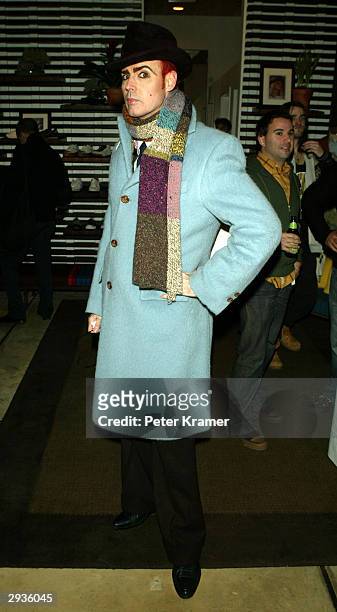 Patrick McDonald attends the Original Penguin store opening February 05, 2004 in New York City.